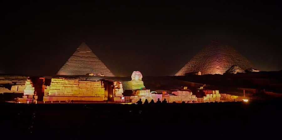 From Cairo: Giza Pyramids Tour with Light Show and Transfer - The stories behind the lights