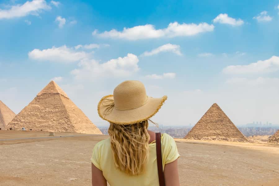 From Cairo: Half-Day Tour to Pyramids of Giza and the Sphinx - The Giza Plateau and its panoramic viewpoint