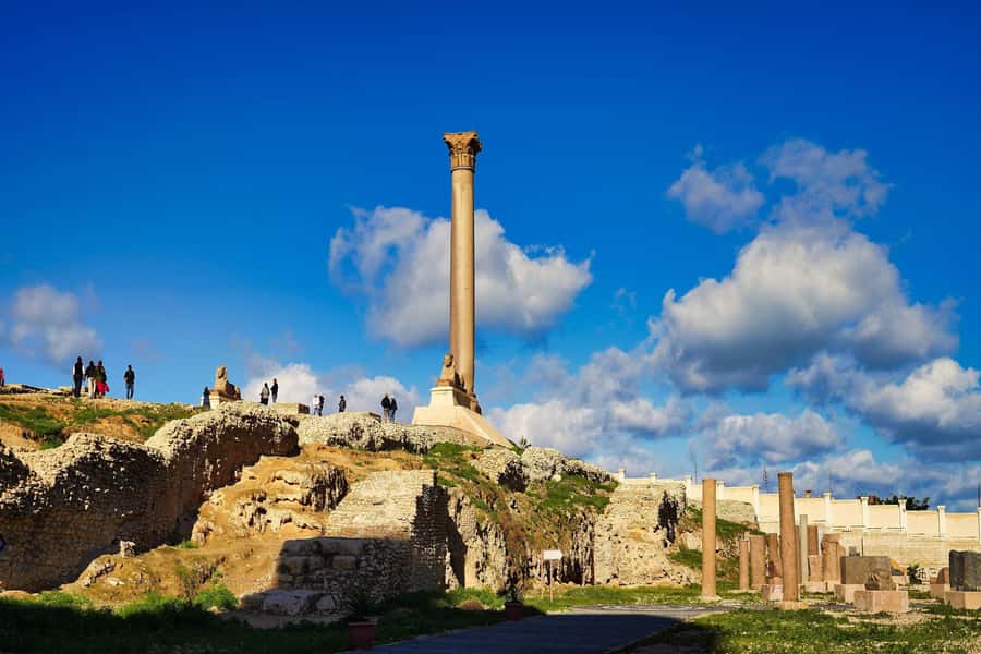 From Cairo: Historical Alexandria Shared Day Tour with Lunch - Serapeum and Pompey’s Pillar