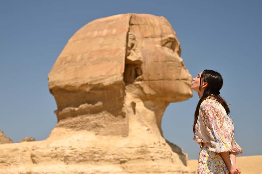 From Cairo: Pyramids of Giza, Sphinx, Saqqara & Memphis Tour - The Sphinx and Valley Temple