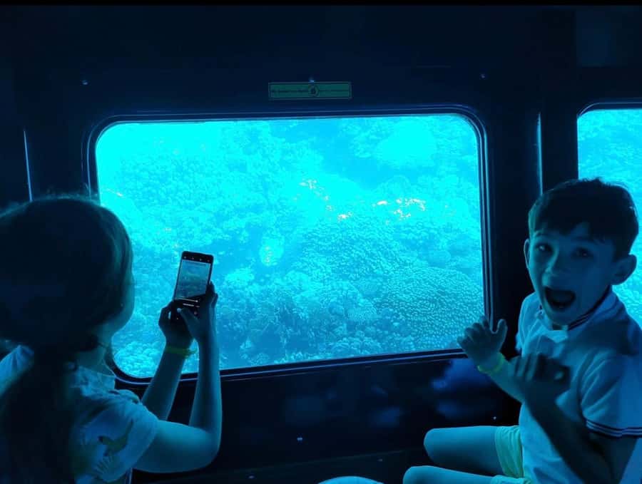 From El Gouna: Royal Seascope Submarine with Snorkel Stop - A short cruise to the reef