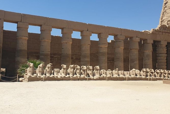 From Hurghada Individual excursion to Luxor & the Valley of the Kings - The Colossi of Memnon: a ten-minute stop with a big visual payoff