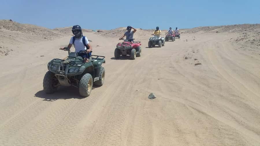 From Hurghada: Makadi Bay ATV Tour - From your Hurghada hotel to the desert tracks