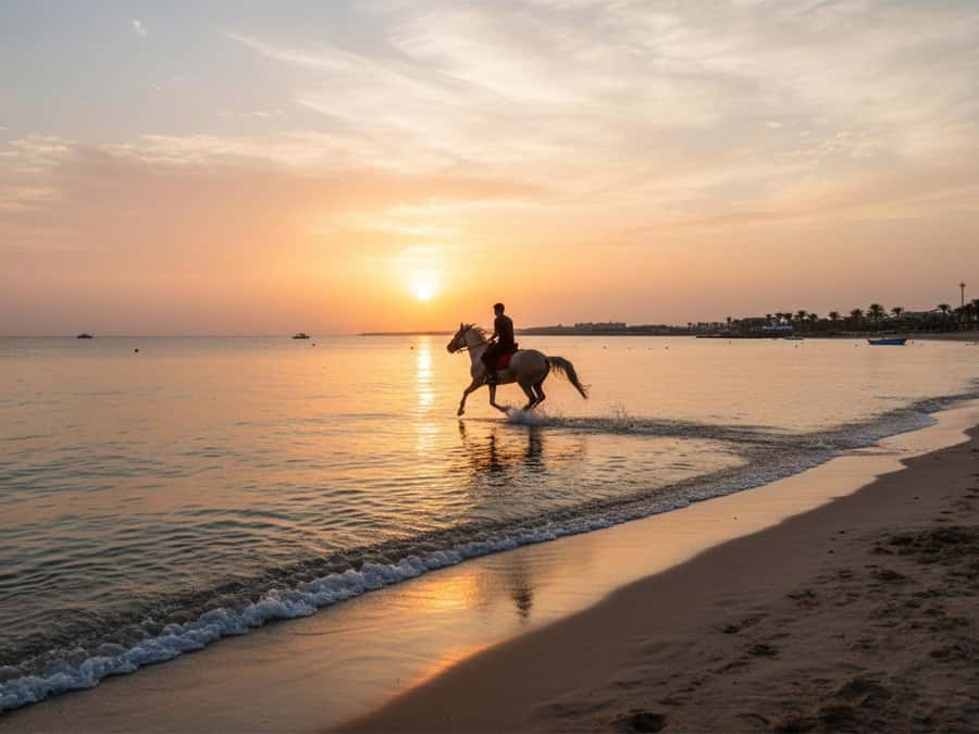 From Hurghada: Red Sea Sunrise and Desert Horseback Riding - Key points at a glance
