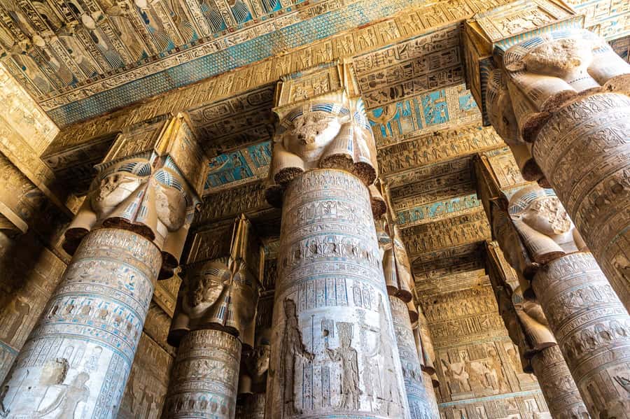 From Luxor: Dendera Temple All-Inclusive Tour & Felucca Ride - Inside the Temple of Hathor at Dendera