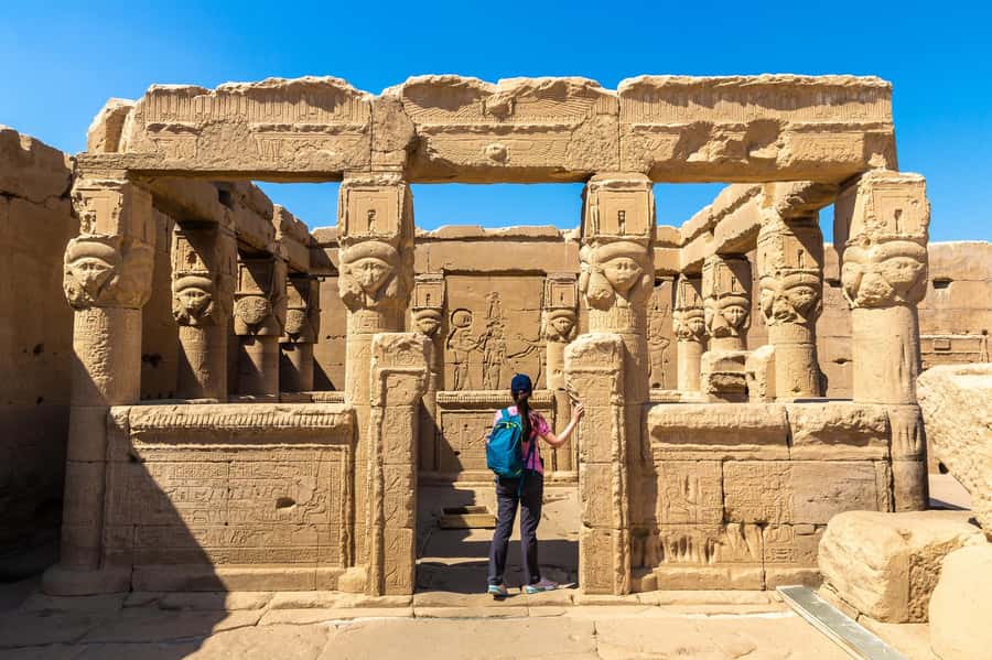 From Luxor: Dendera Temple All-Inclusive Tour & Felucca Ride - What makes the carvings and colors so special