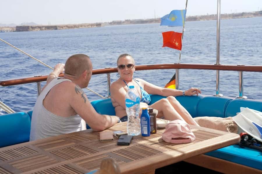 From Sharm: Half day Snorkeling Trip with Lunch - Boarding the modern boat