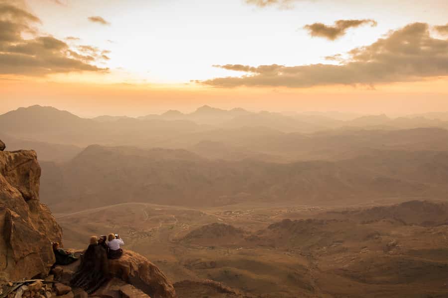 From Sharm: Mount Moses Trekking, Sunrise & Monastery Visit - The final 750 steps to the summit