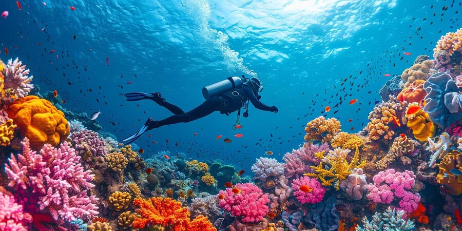 From Sharm: Ras Muhammed & White Island By Boat & intro Dive - Why Ras Muhammad is the main event