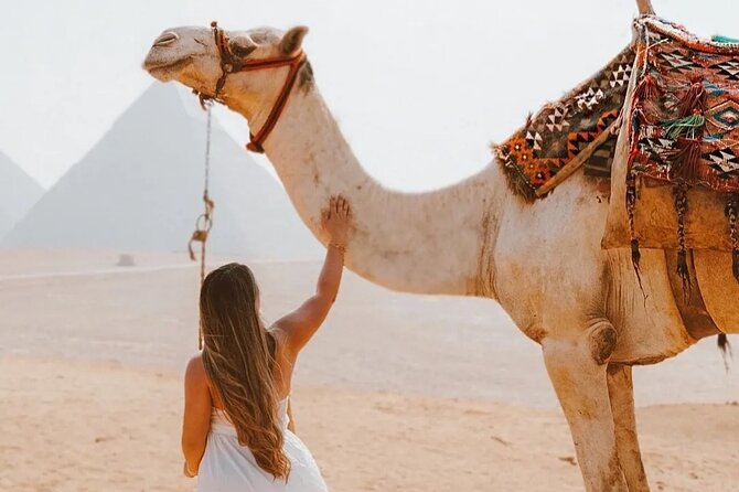 Full Day Tour Giza Pyramids, Sphinx, Saqqara &Dahshur Pyramids - Giza begins with the three great pyramids
