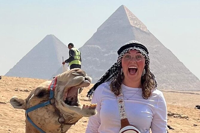 Giza pyramids all inclusive lunch, fees,camel&inside 3rd pyramid - Hotel pickup makes a difference in Cairo
