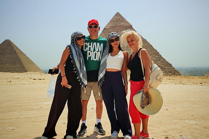 Giza pyramids all inclusive lunch, fees,camel&inside 3rd pyramid - The panoramic viewpoint and camel ride