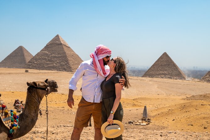 Giza Pyramids and Sphinx with Camel ride & Mummification Temple - Who will get the most from this four-hour visit
