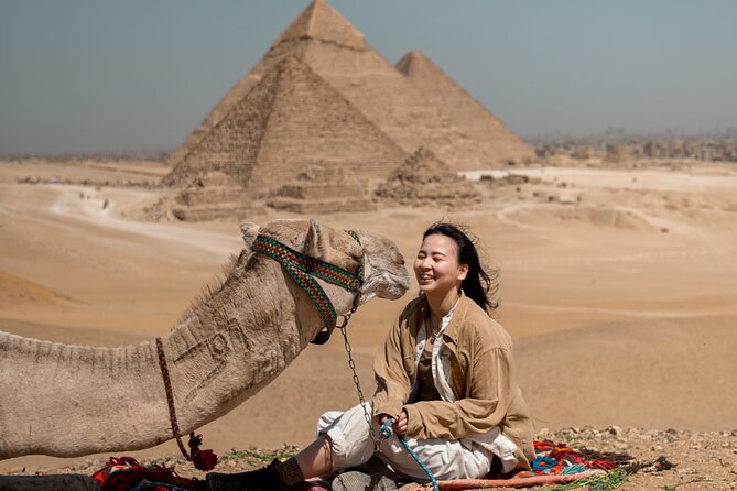 Giza Pyramids Photoshoot with Jumping Horse, Camel and Sphinx - The Great Sphinx, closer portraits and final views
