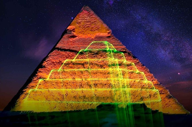 Giza Pyramids Sound & Light Show At Night - What the Giza night show is really like