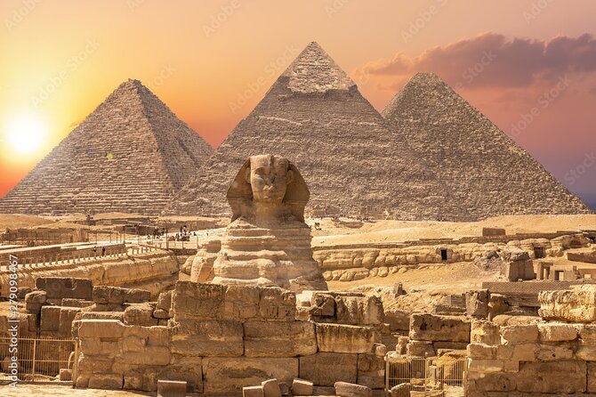 Giza pyramids, Sphinx, and the big museumum - Giza’s great pyramids and the scale of Cheops