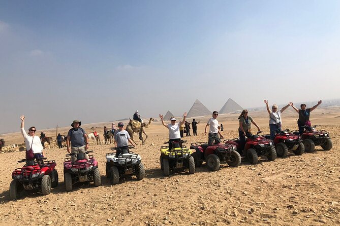 Giza pyramids, Sphinx, ATV bike, Lunch,Camel ride, Dinner cruise& shopping tour - Camel riding and the 60-minute ATV session