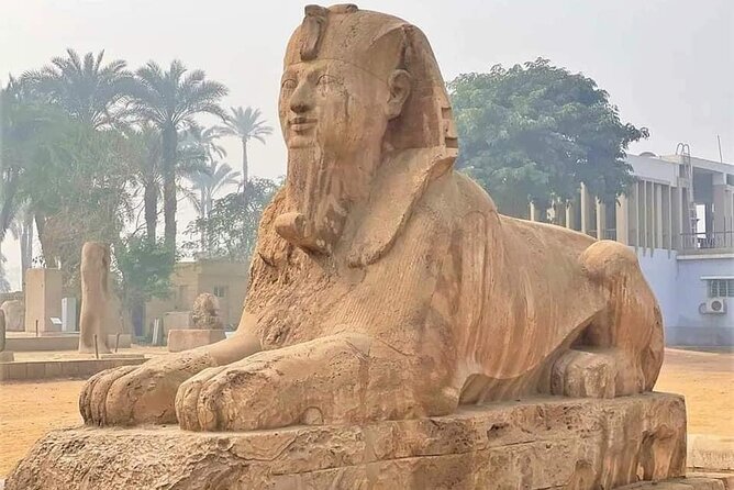 Giza Pyramids,Sphinx,Camel Ride,ATV Bike,Shopping,Dinner cruiseII - The Great Sphinx puts the pyramids in context