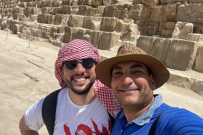 Giza Pyramids, Sphinx, Egyptian Museum day tour with a guide - Menkaure Pyramid in a short but useful stop