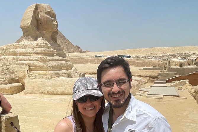 Giza Pyramids, Sphinx, Egyptian Museum day tour with a guide - The Valley Temple and Great Sphinx