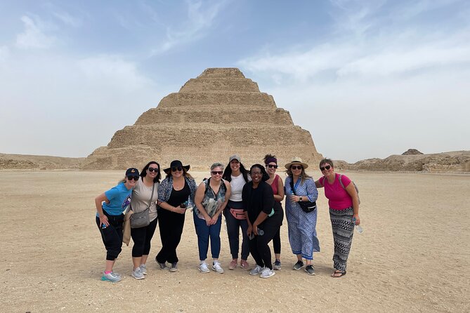 Giza pyramids, sphinx , panorama pyramids & shopping tour - Memphis and the ancient capital