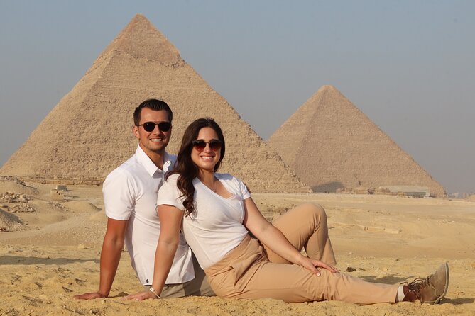 Giza pyramids, sphinx , panorama pyramids & shopping tour - Transport, meeting point, and timing