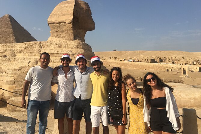 Giza Pyramids, Sphinx, Sakkara Pyramid with Camel ride & Shopping - What the guide and driver add