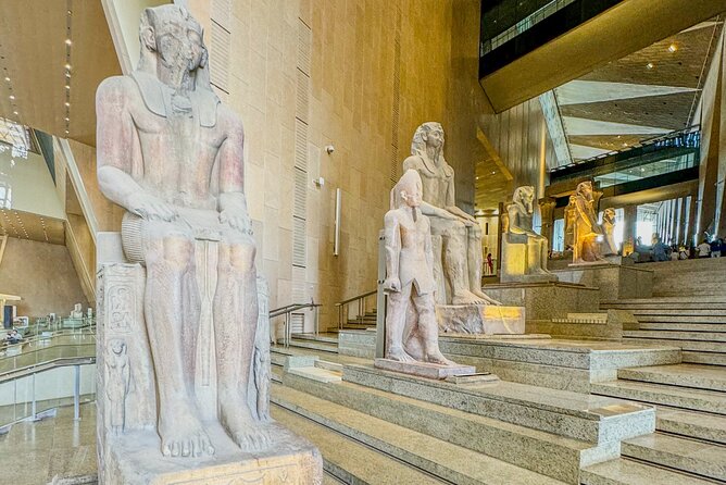 Grand Egyptian Museum and Pyramids of Giza Private Tour - Falafel or koshari for lunch