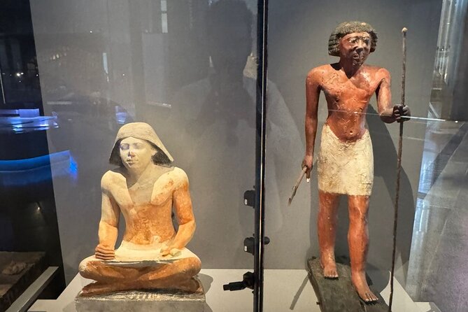 Grand Egyptian Museum, Grand staircase, New Galleries, and lunch. - The newly opened galleries and everyday Egypt