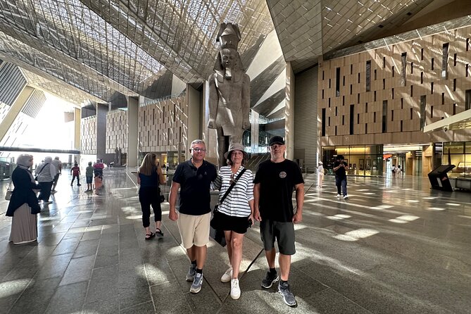Grand Egyptian Museum, Grand staircase, New Galleries & lunch - Seeing the new galleries and everyday Egypt