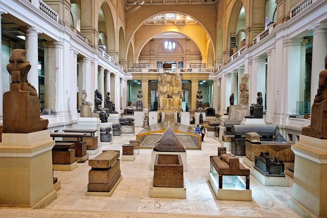 Guided Half Day Tour to Egyptian Museum in Cairo - Animal mummies, sculptures, and the less famous objects