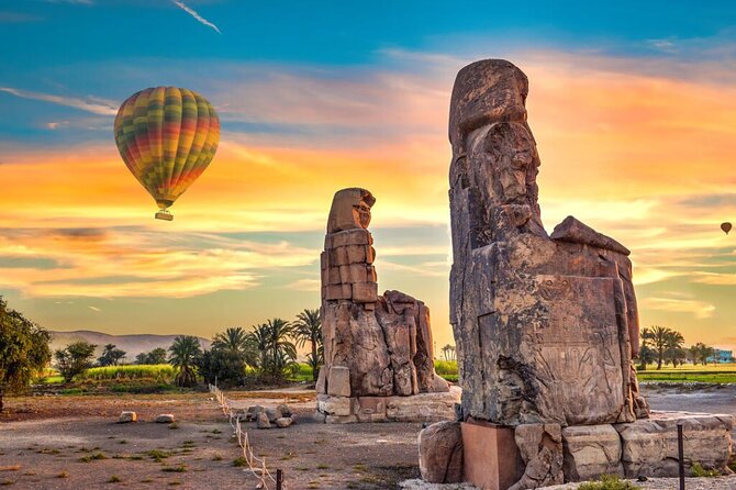 Guided Hot Air Balloon Tour in Luxor - Looking toward the Valley of the Kings
