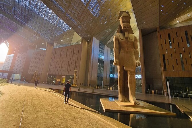 Guided tour to the Grand Egyptian Museum Giza Pyramids with Lunch - The Giza Pyramids: chambers, temples, and desert views