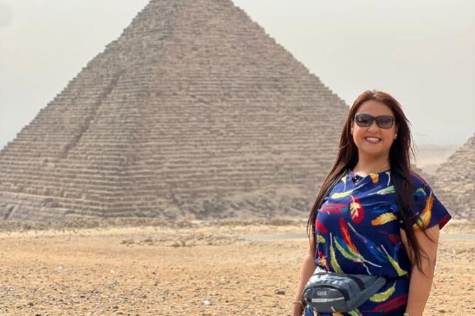 Half day to the Pyramids ( Miracle of the World ) - Khafre’s Pyramid and the casing stones near its summit