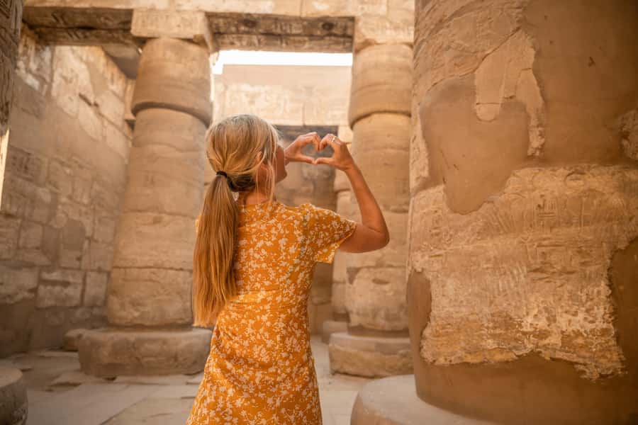 Hurghada: 2-Day Luxor Tour with Hotel, Balloon, & Boat Ride - Luxor Temple After Lunch