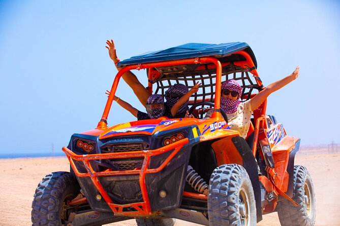 Hurghada Adrenaline Safari: ATV, Buggy, Camel, Dinner & Show - Riding toward the Bedouin village