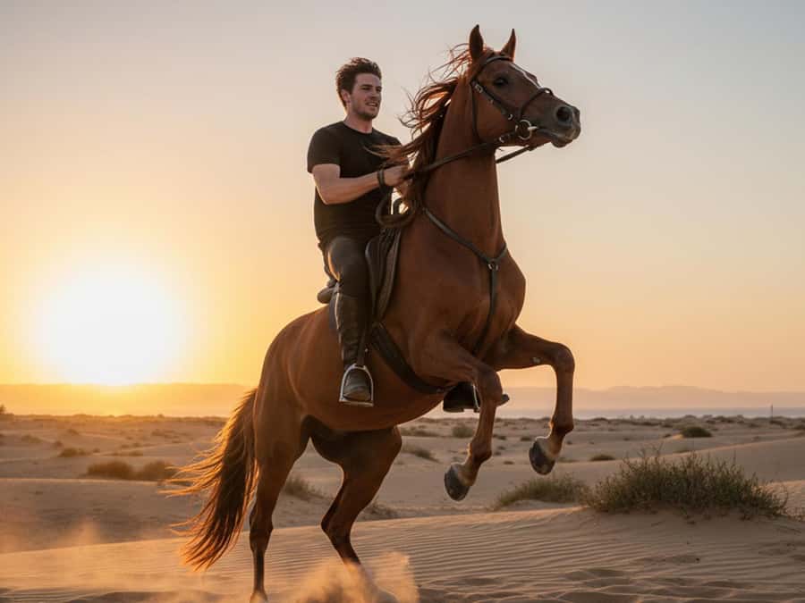 Hurghada: Arabian Desert and Sea Horseback Adventure - From Hurghada hotels to the desert stables