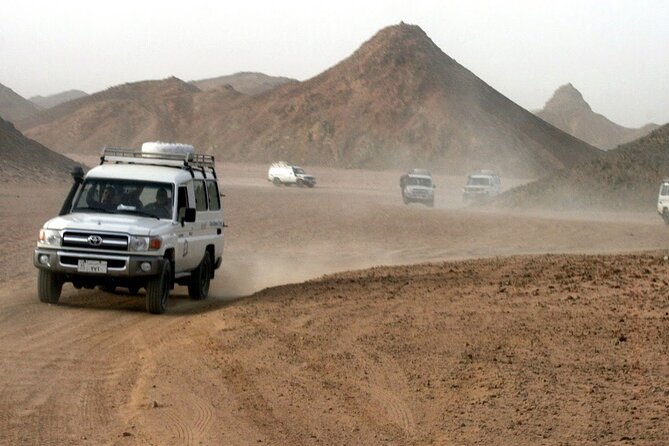 Hurghada: ATV Quad Safari, Camel Ride & Bedouin Village Tour - Reaching the Bedouin village after the ride