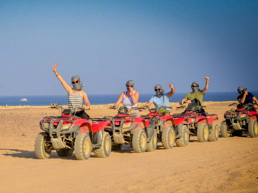Hurghada: ATV Safari Tour with Camel Ride - Daytime riding for flexible schedules