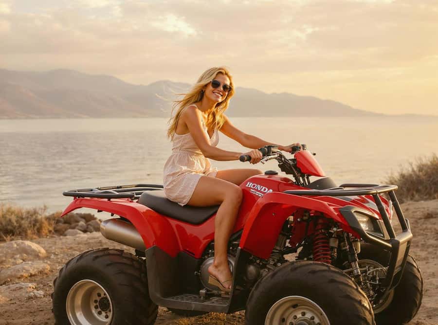 Hurghada: ATV Safari Tour with Camel Ride - The briefing and first test ride