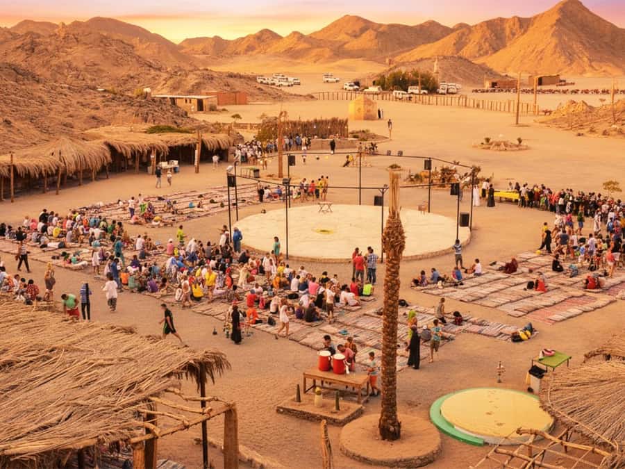 Hurghada: ATV Tour with Camel Ride, Dinner Show & Stargazing - The safety test and first ATV ride