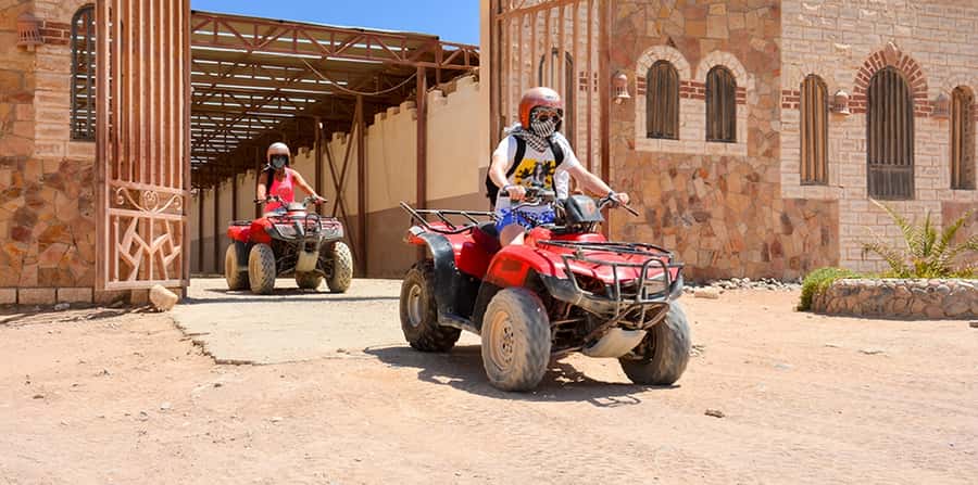 Hurghada: ATV Tour with Camel Ride, Dinner Show & Stargazing - Dinner, farm stop, and the evening show