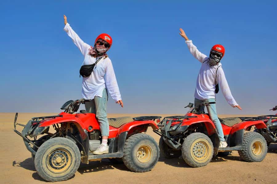 Hurghada: Desert Quad, Bedouin Village, and Camel Ride Tour - The Quad Ride Is the Main Event