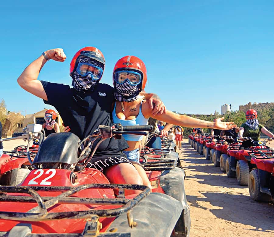 Hurghada: Desert Quad, Bedouin Village, and Camel Ride Tour - Tea, Dinner, and the Evening Show