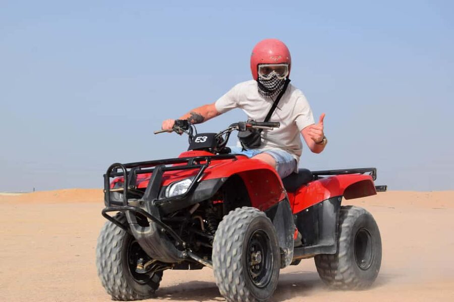 Hurghada: Desert Quad Bike and Buggy Adventure with Transfer - Hotel pickup and the ride into the desert