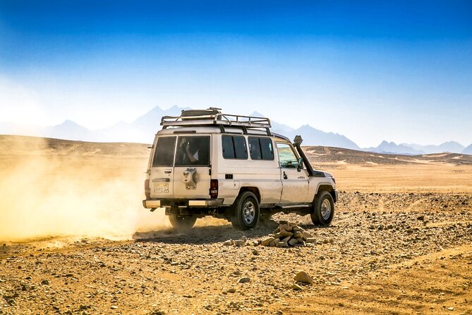 Hurghada Desert Safari Experience, ATV Quad, Camel Ride & Dinner - Dinner, Bedouin tea, and sunset views