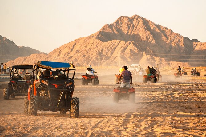 Hurghada Desert Safari Experience, ATV Quad, Camel Ride & Dinner - Learning the ATV before the 45-minute ride