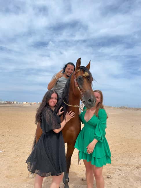 Hurghada: Desert & Sea Horse Riding with + 360° Photos - Riding from Hurghada into the desert