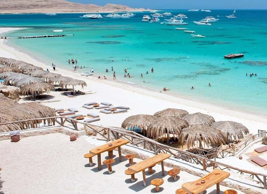 Hurghada: Eden Island Day Trip with Water Sports and Lunch - The sunset ride back to Hurghada