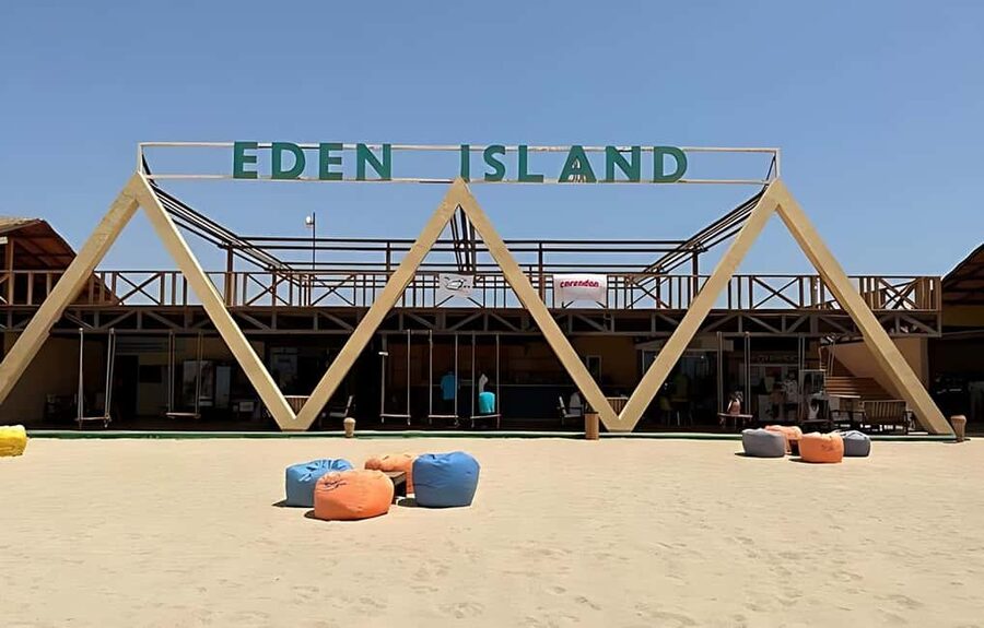 Hurghada:Eden Island Full-Day Trip with Water sports & Lunch - Banana boat or sofa ride for a quick thrill